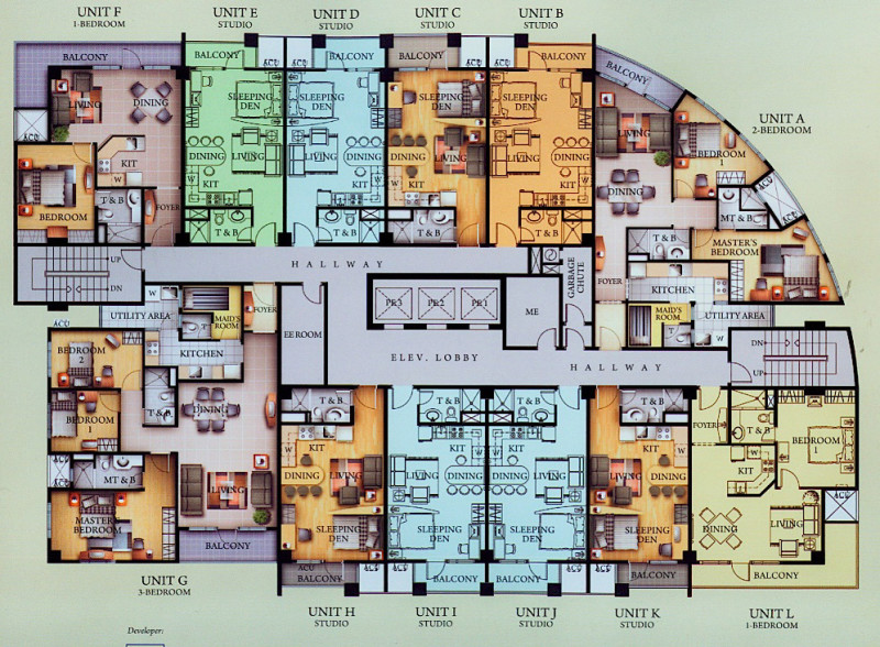 Venice Sample Floor Layout - Mangga Properties